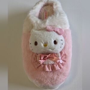 Hello Kitty Pink Fuzzy Slippers